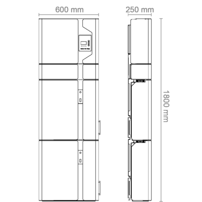 Alpha Ess Storion Smile 5 5.7kwh-de Batterijmodule van het Uitbreidingslithium