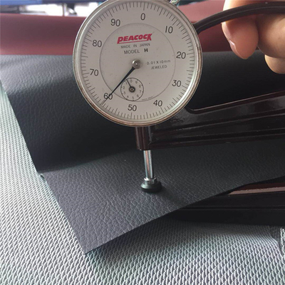 0.6mm1.2mm Synthetische het Leerstof van pvc voor Auto Seat 58/60“