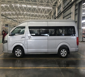 Changan Hiace 5.4m Benzine 15 de Seater Gebruikte Motor van de Passagiersbus 3TZ