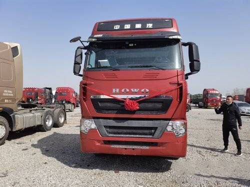 12 AMT-Euro 5 van Tractor Hoofdsinotruk Howo 6x4 Tipper Truck T7H