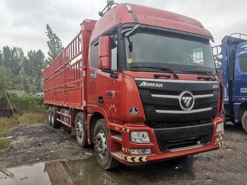 Gebruikte 2016 Cummins 350HP Foton de Aanhangwagenvrachtwagen 12 van de Ladingsdoos Snelheid