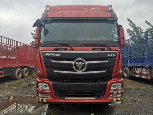 Gebruikte 2016 Cummins 350HP Foton de Aanhangwagenvrachtwagen 12 van de Ladingsdoos Snelheid