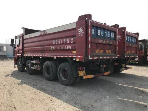 Het gebruikte van de de Stortplaatskipper van M3000 Shacman Handboek van de Vrachtwagen400hp Snelheid SNEL 12