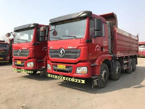 Het gebruikte van de de Stortplaatskipper van M3000 Shacman Handboek van de Vrachtwagen400hp Snelheid SNEL 12