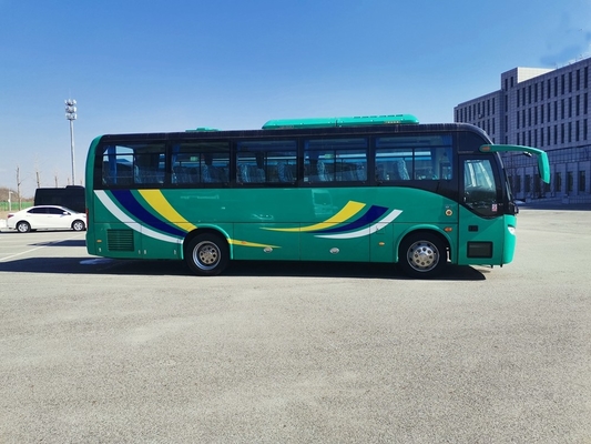 Elektronische Controle Huanghai 8.2m Personeelspendel 44 Seater-Bus 200km Waaier