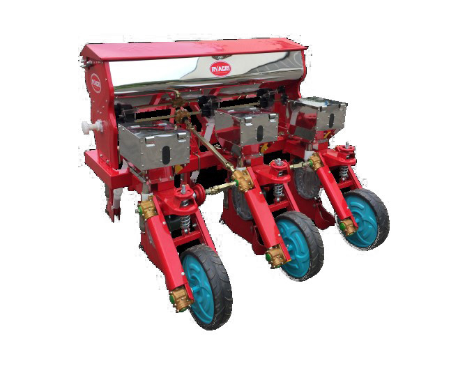 3 rij 7501000mm de Planter van het Maïszaad met Meststof 3 Kat IIII van de Puntaaneenschakeling