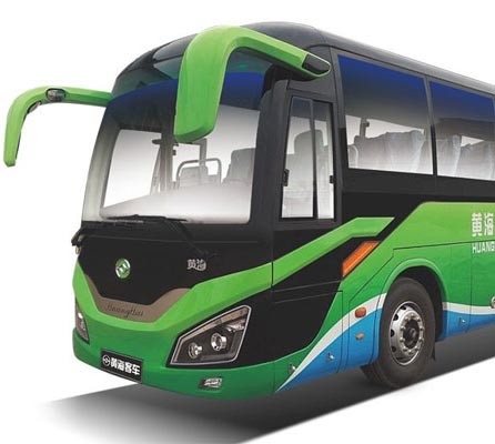 Huanghai 11m Gebruikte Motorvoertuig85km/h Zuivere Elektrische Bus 24-50 Zetels